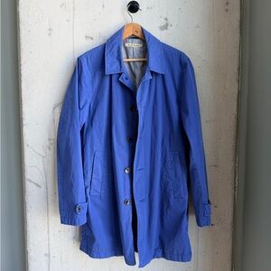 Blue Button-Up Coat
